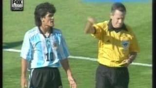 Holanda 2 Argentina 1 Mundial Francia 1998 Resumen Completo [upl. by Ferriter]