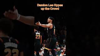 Damion Lee gets the crowd going  Phoenix Suns shorts [upl. by Mickie288]