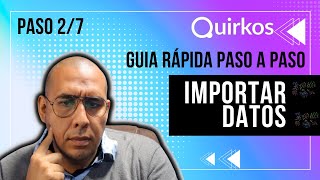 Quirkos  Importar datos o texto paso 27 [upl. by Chavez715]