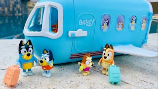 Vacation ‼️Bluey toys  Bluey 3 in 1 Transforming PlaneResort Playset [upl. by Nabala582]