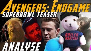 AVENGERS Endgame Big Game TV Spot ANALYSE amp Theorien BOILER Avengers 4 [upl. by Cantlon]