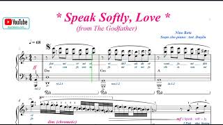 The best piano  Speak Softly Lovequot  quotThe Godfatherquot  sheet [upl. by Nikolaos451]