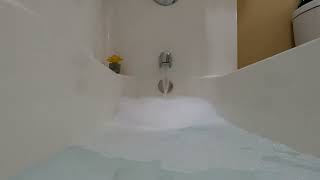 10 Hours Bathtub Filling Loop with Bubbles  Relaxing Water Sounds for Sleep 😴 [upl. by Salesin]