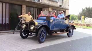 1920´s  1960´s cars arrive at oldtimer meeting LanakenBelgium [upl. by Rudy]