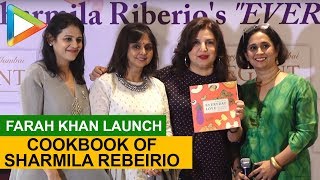 Farah khan Launch Cookbook of Author Sharmila Rebeirio [upl. by Noirb]