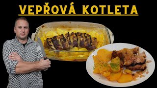 Vepřová kotleta aneb inspirace na nedělní oběd  Jednoduchý recept  Mistr Málek [upl. by Stout]