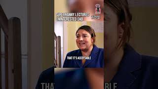 Supernanny lectures uninterested dad 🫣 supernanny jofrost parenting childcare discipline [upl. by Eedya]