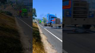 Mix Colour Big Sleeper Trucks Gigantic bollard Crash beamng beamngdrive [upl. by Sommer337]