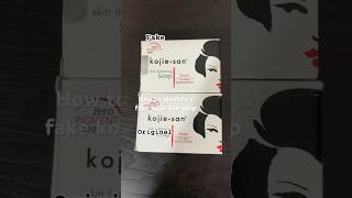 Fake vs Original kojie San soap skincarereview shortsskincare skincareproductreview [upl. by Forta]