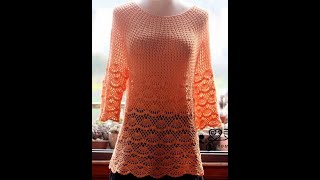 Crochet Patterns Free Crochet Top 6970 [upl. by Ebehp]