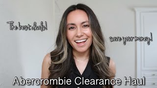 Abercrombie Clearance Sale  Mini Try on Haul [upl. by Carlos42]