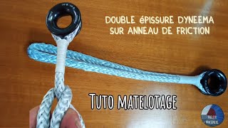 Matelotage  double épissure sur anneau de friction VoilierMartineke [upl. by Tteirrah992]