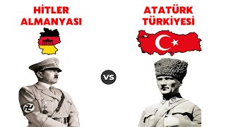 Atatürk ve Hitler Bugünkü Ülkelerini Yönetip Savaşsaydı  Savaş Senaryosu [upl. by Turtle]