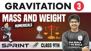 Gravitation 03  Free Fall  Mass and Weight  Class 9  NCERT  Sprint [upl. by Eastman]