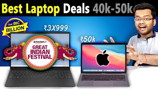 Best Laptop Under 50000 for Gaming Video Editing Coding in Flipkart Big Billion Days amp Amazon Sale [upl. by Anilorac]