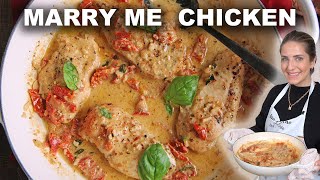 Marry Me Chicken  Super Easy Creamy Chicken Recipe [upl. by Noisla504]