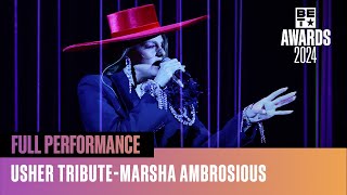 Marsha Ambrosius Slays Superstar in Tribute to Ushers Lifetime Achievement  BET Awards 24 [upl. by Yekim987]