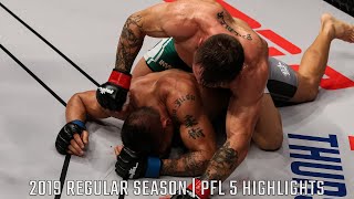 Lance Palmer Natan Schulte Score Impressive Wins  PFL 5 2019 Full Fight Highlights [upl. by Initirb]