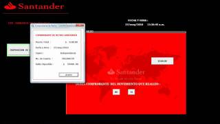 Visual Basic 60  Sistema Bancario Santander [upl. by Yenahs]