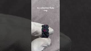 Ivy collection Ruby ring for more information please visit gabilocom ruby rubyring genuineruby [upl. by Yrellav864]