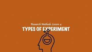 ALevel Psychology Types of Experiments [upl. by Llyrat]