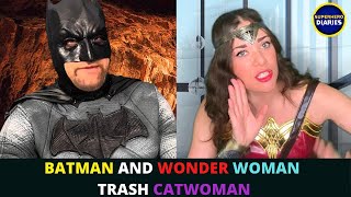 Batman and Wonder Woman Trash Catwoman Parody [upl. by Proffitt]