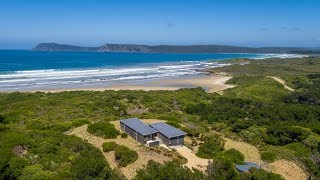 Cloudy Bay Beach House Virtual Tour  Bruny Island Tasmania Australia [upl. by Suinuj]