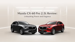 Mazda CX60 Pro 25L Review Unleashing Power and Elegance [upl. by Yednarb190]