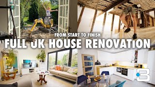 45 Years In 40 Minutes  FULL English Cottage House Renovation  From Start To Finish [upl. by Les]