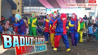 ROMBONGAN BADUT LUCU MAONG REMAJA LIVE SUMBER KALONG  FUNNY CLOWN [upl. by Irallih]