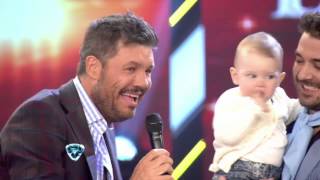 Showmatch 2014  ¿Se convierte en animador infantil Mirá cómo le habló Tinelli a Olivia Alfonso [upl. by Yssis]