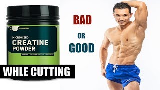 CREATINE ON CUTTING क्रेटीने और कटिंग Does water retention Causes bloating [upl. by Jaqitsch862]