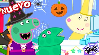 Los Cuentos de Peppa la Cerdita  ¡De compras para el disfraz embrujado de Halloween de Peppa [upl. by Balough]