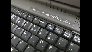 Tearing down a Hitachi VisionBook Plus 5000 [upl. by Arodoet]