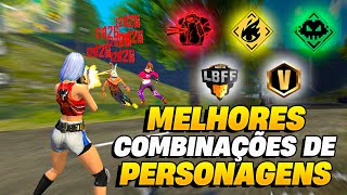 AS MELHORES COMBINAÇÕES DE HABILIDADES ATUALIZADAS 2024 FREE FIRE DICAS [upl. by Blood]