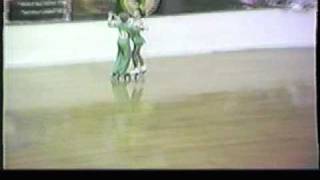 1984 US National Roller Skating Championships  Elementary Dance SemiFinal  Chase Waltz2 [upl. by Siravat353]