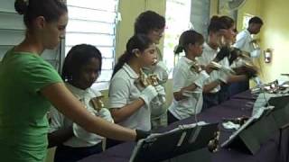 ESD handbells play Carol Festival [upl. by Ainomar]