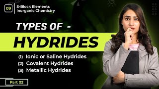 Types of hydrides  covalent hydrides  hydrides  Inorganic chemistry [upl. by Acissaj981]