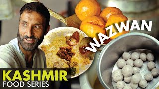 Kashmiri Wazwan  Preparation of Wazwan  Kashmiri Wedding Food  Kashmiri Street Food [upl. by Lyred]