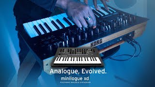 KORG minilogue xd Analog Evolved [upl. by Brawner]