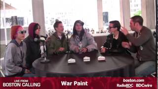 Boston Calling Warpaint Interview [upl. by Nagah]