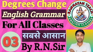 Form of DegreeEnglish GrammarBy RNSirramnayanteach [upl. by Waldon]