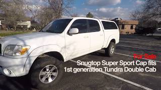 For Sale Toyota Tundra Double Cab Topper SnugTop Super Sport and Bed Liner [upl. by Alaekim]