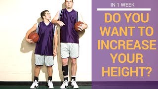 HOW TO INCREASE HEIGHT IN 1 WEEK [upl. by Eilsew]