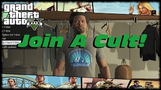 GTA 5 Join The Children Of The Mountain Cult For A Tshirt Rockstars Fake Easter Egg [upl. by Assylla]