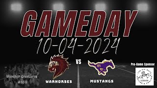 Devine Warhorses Vs Marble Falls Mustangs 10324 [upl. by Loraine560]