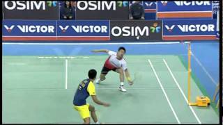 Semi Finals  MS  Lin D vs S Sasaki  2012 Victor Korea Open [upl. by Joye207]