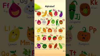 Cartoon🐸 characters🐸Learn English alphabets phonic song for nursery kidsABCDshortsfeed abcdsong [upl. by Ayit]