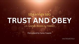 Trust and Obey  Piano Accompaniment Minus One  SDA Hymn 590 [upl. by Ailana209]