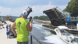 If Youre Boating Under The Cut In Gloucester You Could End Up On Instagram [upl. by Eirod]